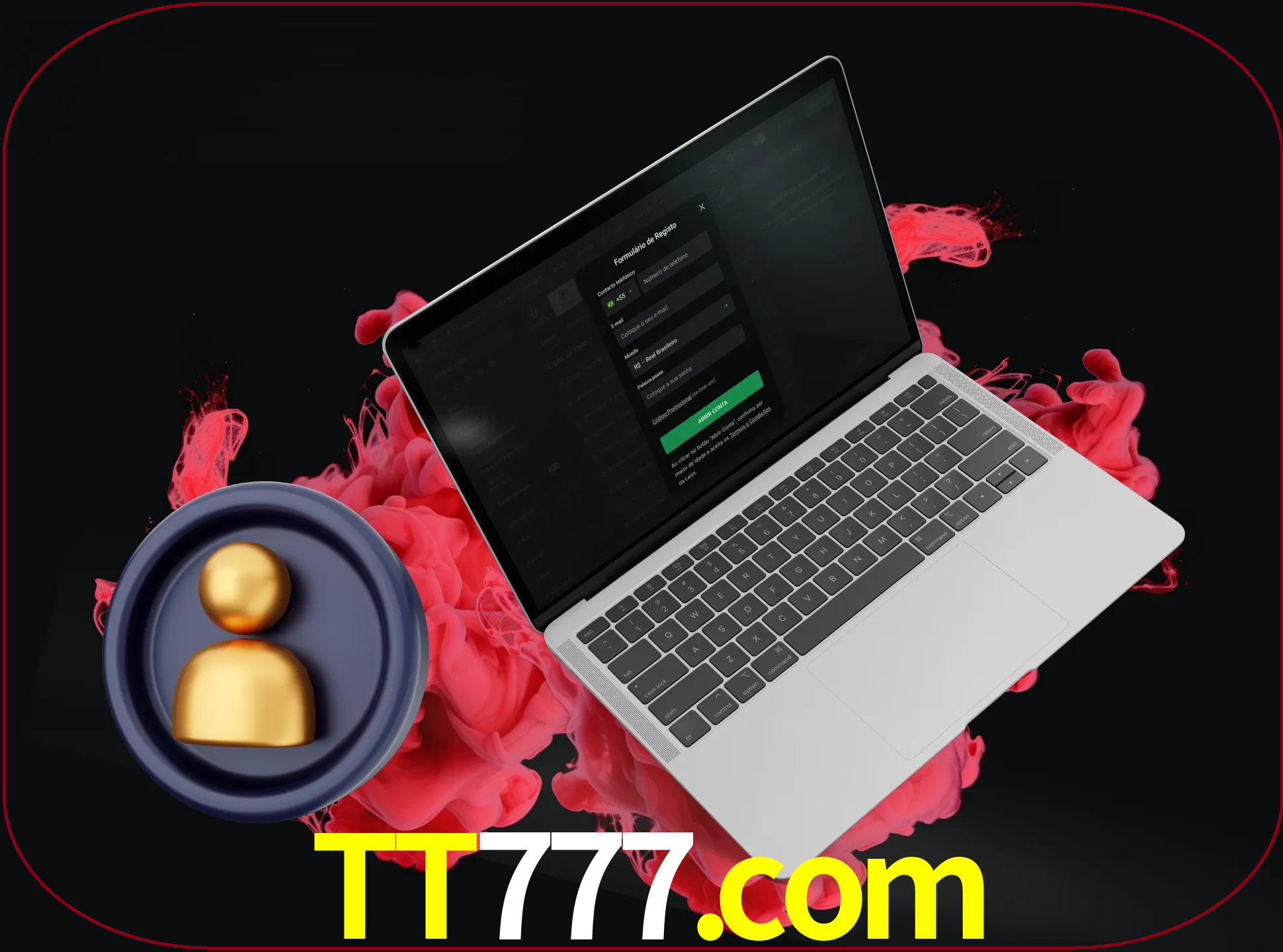 No cabeçalho do site tt777, clique no botão que o levará a um formulário especial onde terá de introduzir as suas informações actuais.