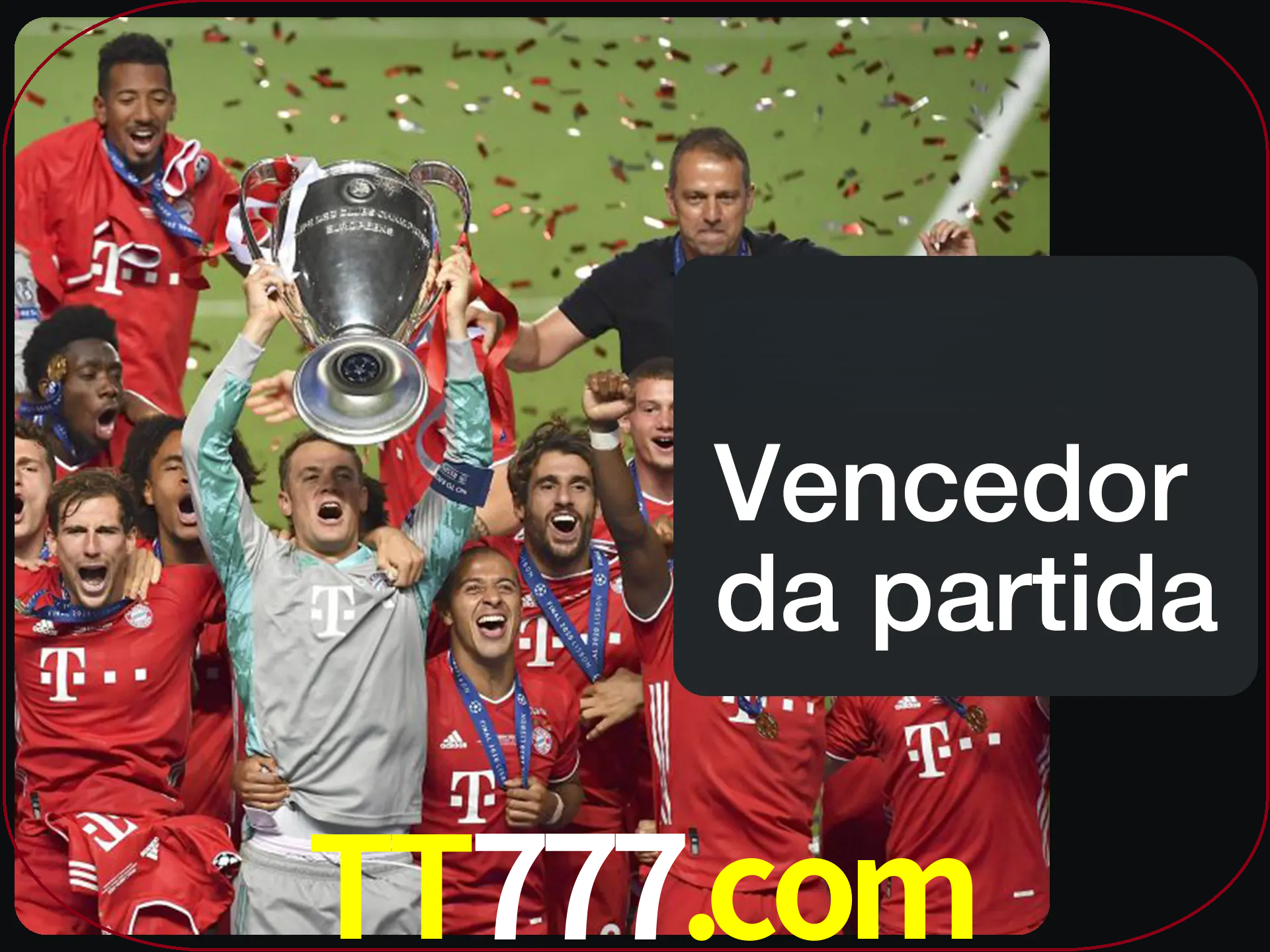 Aposte no vencedor e ganhe uma grande quantia de dinheiro.