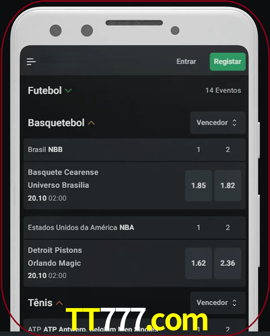 Aposte e assista aos esportes em formato ao vivo.
