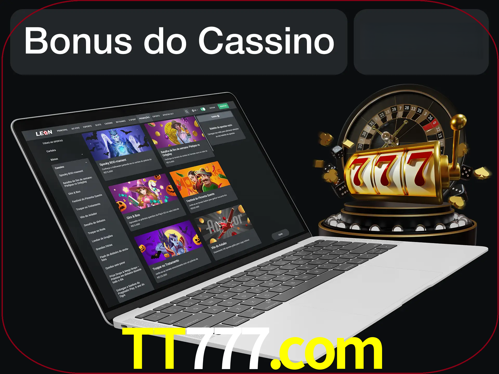 Use o bônus do cassino para começar melhor.