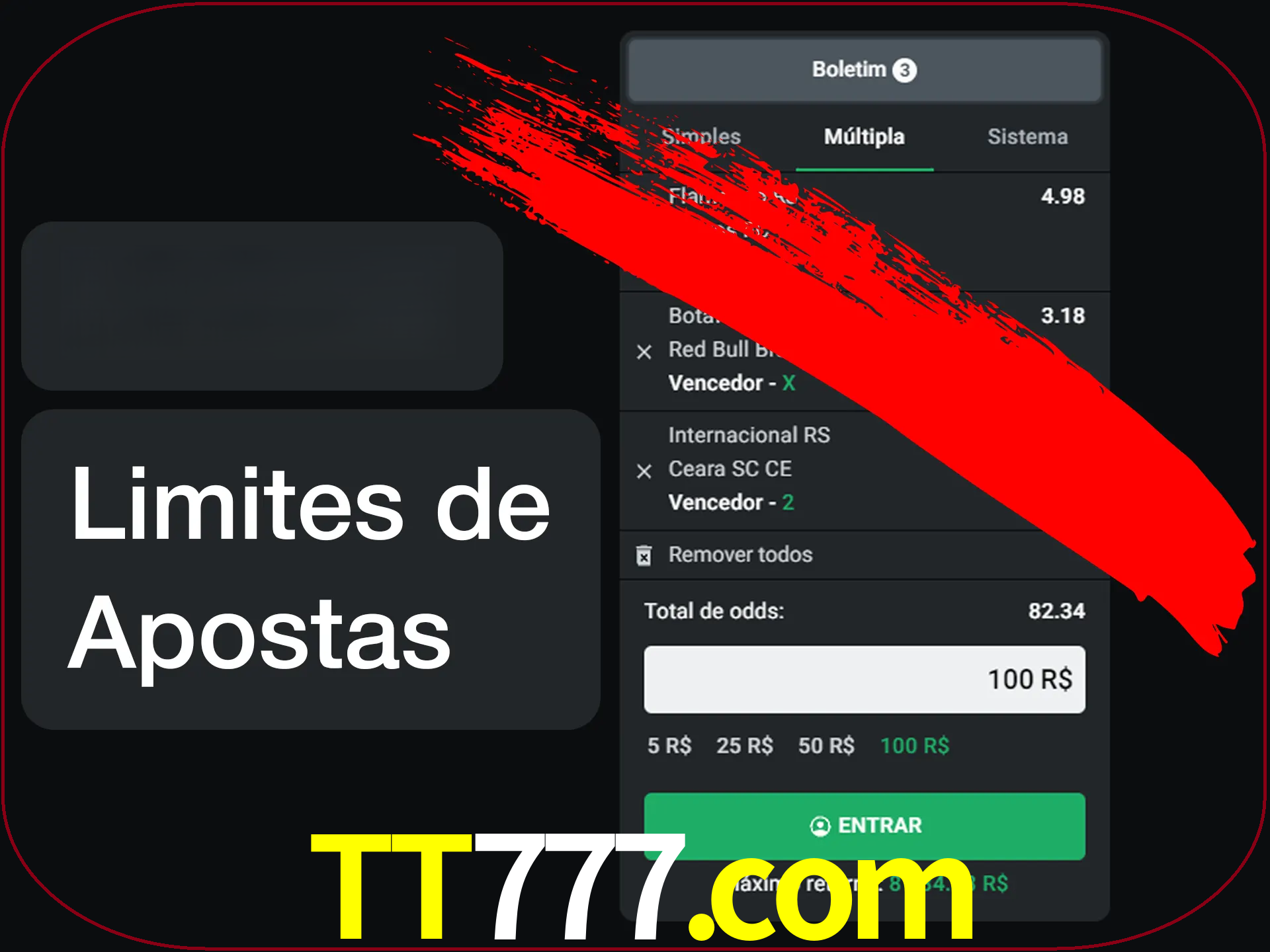 Não faça apostas loucas.